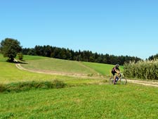 Mountainbike Rennen durch Ransdorf