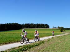 Mountainbike Rennen durch Ransdorf