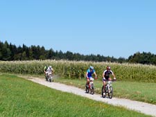 Mountainbike Rennen durch Ransdorf