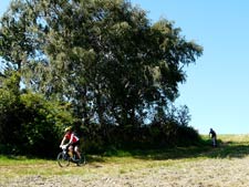 Mountainbike Rennen durch Ransdorf