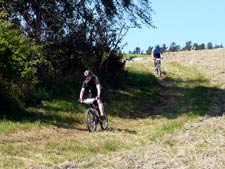 Mountainbike Rennen durch Ransdorf