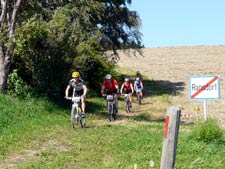 Mountainbike Rennen durch Ransdorf