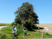 Mountainbike Rennen durch Ransdorf