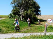 Mountainbike Rennen durch Ransdorf