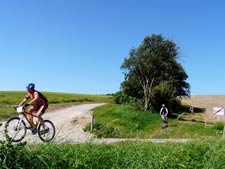 Mountainbike Rennen durch Ransdorf