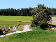 Mountainbike Rennen durch Ransdorf