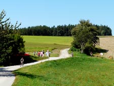 Mountainbike Rennen durch Ransdorf