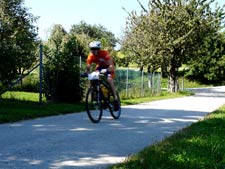 Mountainbike Rennen durch Ransdorf