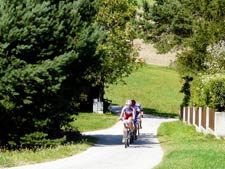 Mountainbike Rennen durch Ransdorf