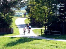 Mountainbike Rennen durch Ransdorf